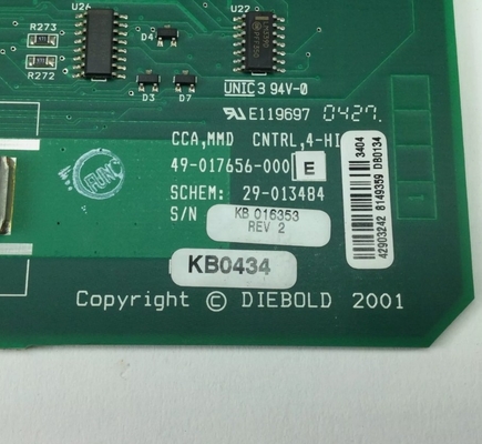 Diebold 49-017656-000E सीसीए कंट्रोल बोर्ड कार्ड पीसीबी एटीएम पार्ट्स