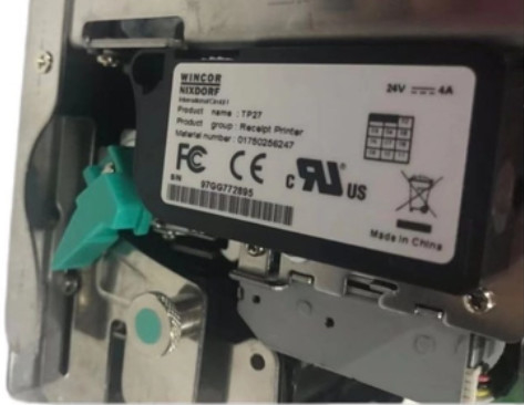 01750256247 1750256247 Wincor Nixdorf TP27 प्रिंटर रसीद प्रिंटर TP27 (P1 + M1 + H1) 80 मिमी एटीएम पार्ट्स