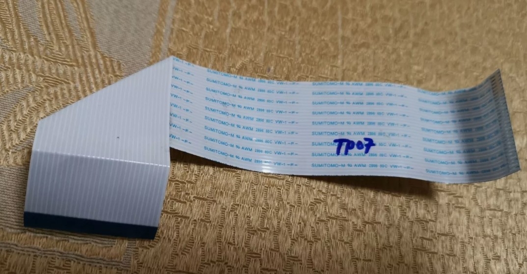 एटीएम मशीन पार्ट्स Wincor Nixdorf TP07 थर्मल प्रिंट हेड फ्लैट केबल