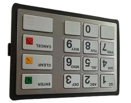49249441768A 49-249441-768A एटीएम पार्ट्स Diebold Keypad EPP7 PCI-Plus LGE ST STL HTR ENG(US) एटीएम स्पेयर पार्ट्स